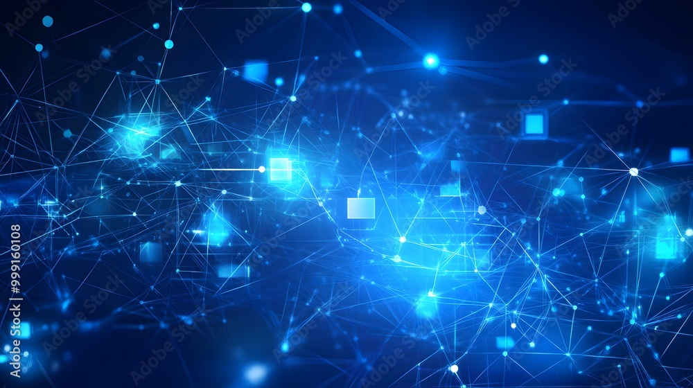 abstract blue technology communication concept vector background. abstract blue technology communication concept vector background.