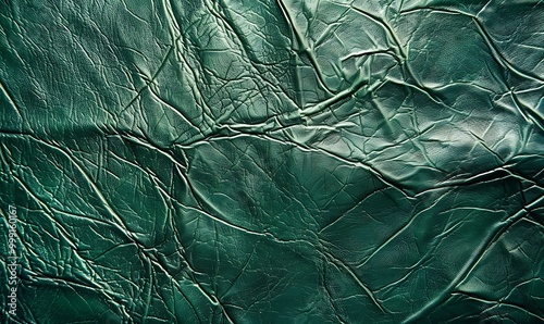 Wallpaper Mural Green leather texture background Torontodigital.ca