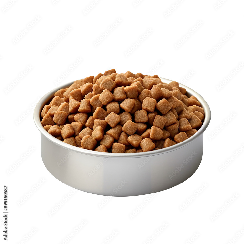 bowl of pet food on transparent background bowl of pet food on transparent background