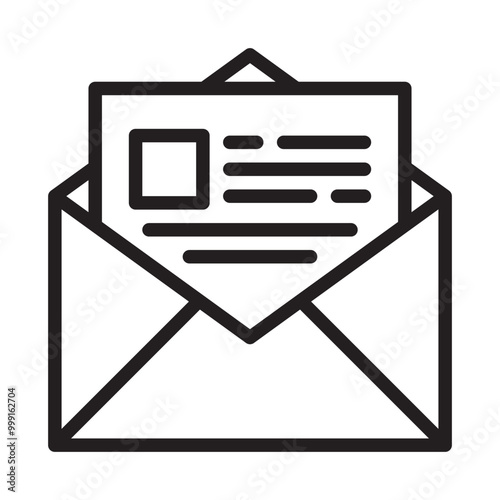 Message Icon Editable Stroke. Pixel Perfect Vector