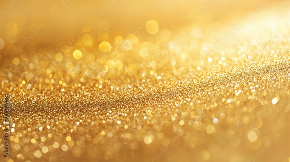 A gold background with a lot of glitter A gold background with a lot of glitter