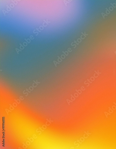 Abstract Gradient Background in Purple, Red, and Orange Hues