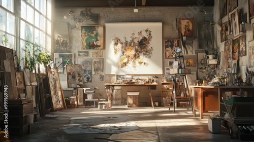 Art Studio with Natural Light