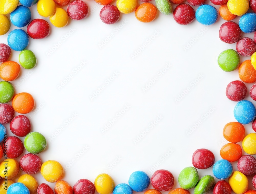 Colorful candy background with copy space Colorful candy background with copy space