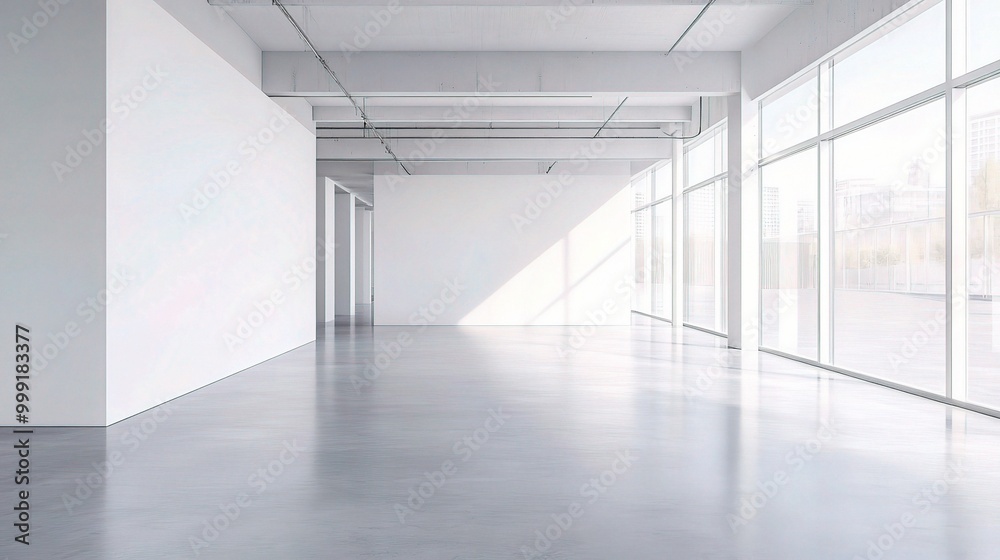 Bright and Spacious Empty Interior with Natural Light Bright and Spacious Empty Interior with Natural Light