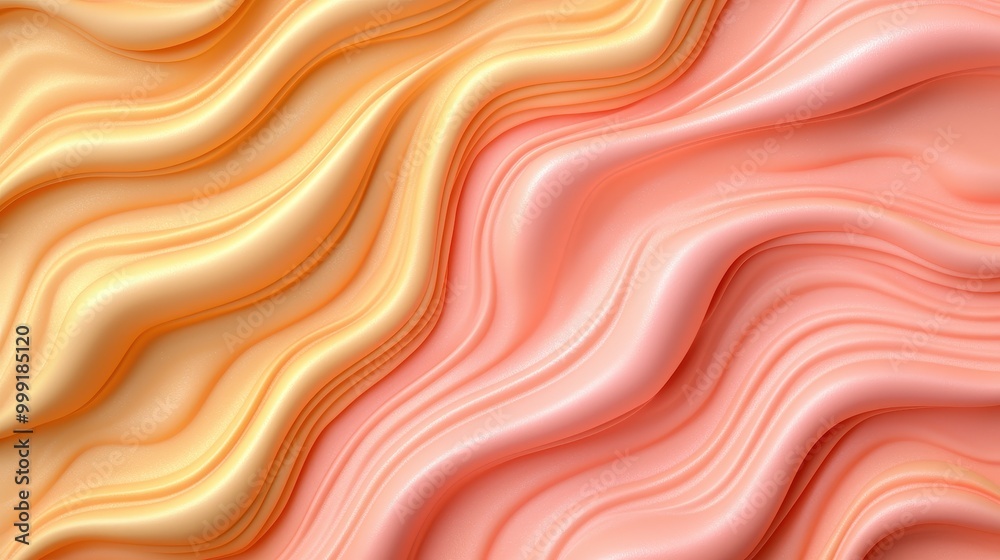 Abstract Pastel Peach and Rose Pink Wavy Texture Background Abstract Pastel Peach and Rose Pink Wavy Texture Background