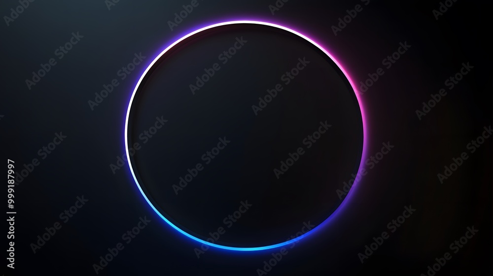 Animation of circle moving on black background. Animation of circle moving on black background.