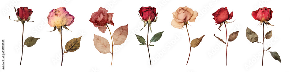 Aesthetic dry flower png cut out element set Aesthetic dry flower png cut out element set