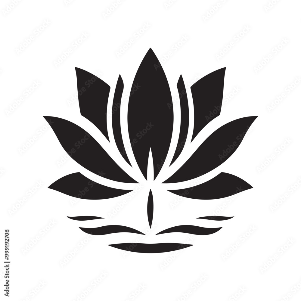 Vector Lotus Flower Design - Elegant and Clean, This Lotus Vector Is Perfect for Use in Wellness, Beauty, Yoga, or Spa-related Branding and Marketing, Offering a Serene and Timeless Symbol of Tranquil Vector Lotus Flower Design - Elegant and Clean, This Lotus Vector Is Perfect for Use in Wellness, Beauty, Yoga, or Spa-related Branding and Marketing, Offering a Serene and Timeless Symbol of Tranquil