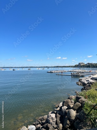 Madison Wisconsin Waterfront View