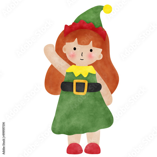 christmas elf doll.