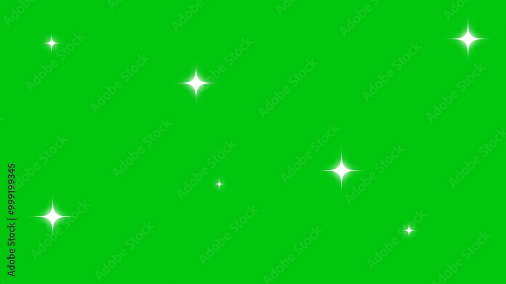 twinkle star green screen background video sparkle. sparkling stars Shine animation. twinkle stars overlay green screen. Shimmering light,magic flash or glitter motion explosion animated effect