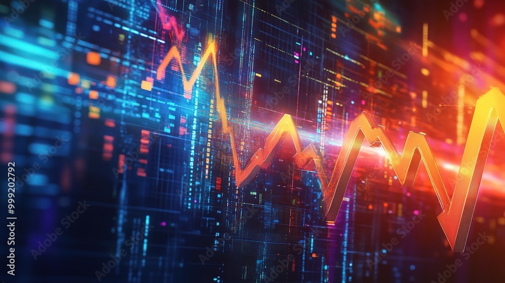 Vibrant Data Visualization with Trend Analysis Vibrant Data Visualization with Trend Analysis
