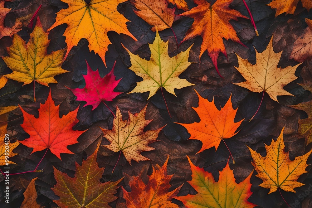 Tranquil Autumn Leaf Textures for Nature Backgrounds Tranquil Autumn Leaf Textures for Nature Backgrounds