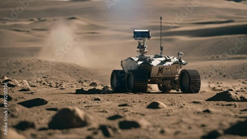 rover on the moon