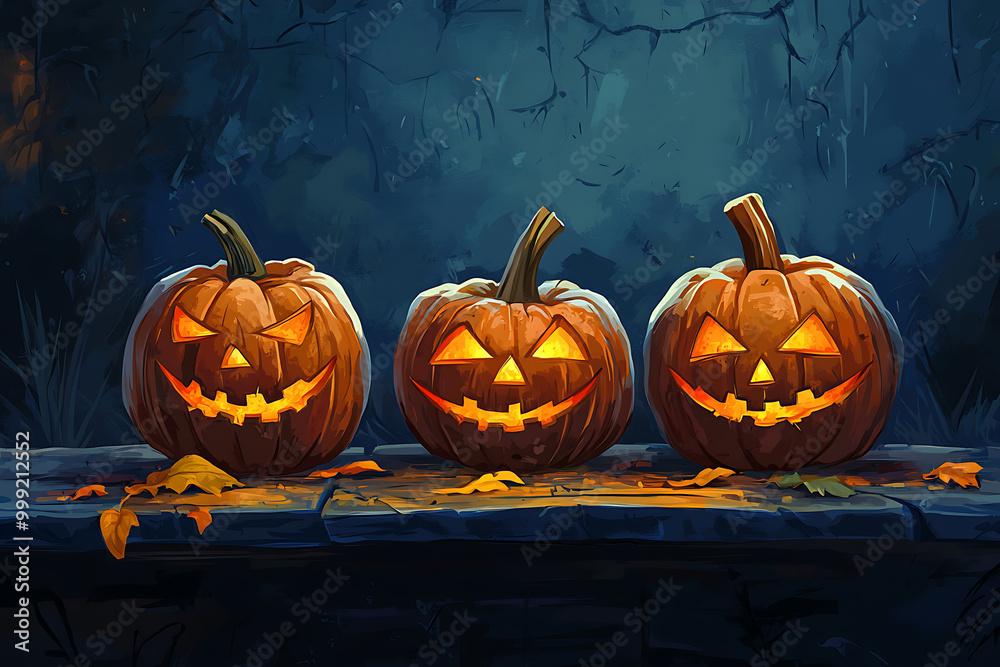 halloween jack o lantern pumpkin illustration halloween jack o lantern pumpkin illustration