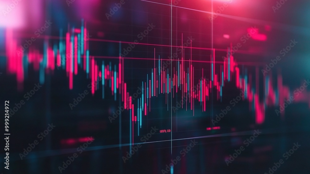 Abstract Graph with Colorful Data Visualization Abstract Graph with Colorful Data Visualization
