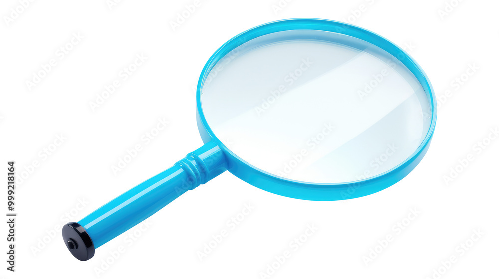 magnifying glass isolated on transparent white background, clipping path magnifying glass isolated on transparent white background, clipping path
