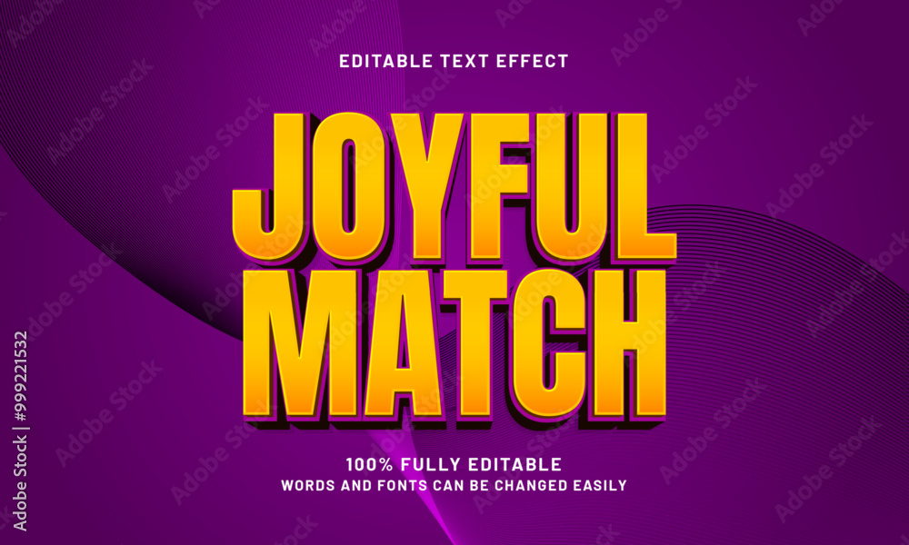 joyful match editable text effects with a kids and game theme joyful match editable text effects with a kids and game theme