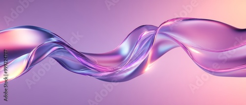 A purple gradient background with an abstract shape of water flowing