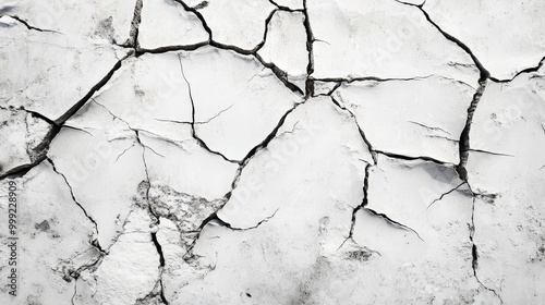 Cracked concrete surface texture