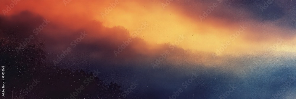 Fototapeta premium Colorful Gradient Background with Blending Edges