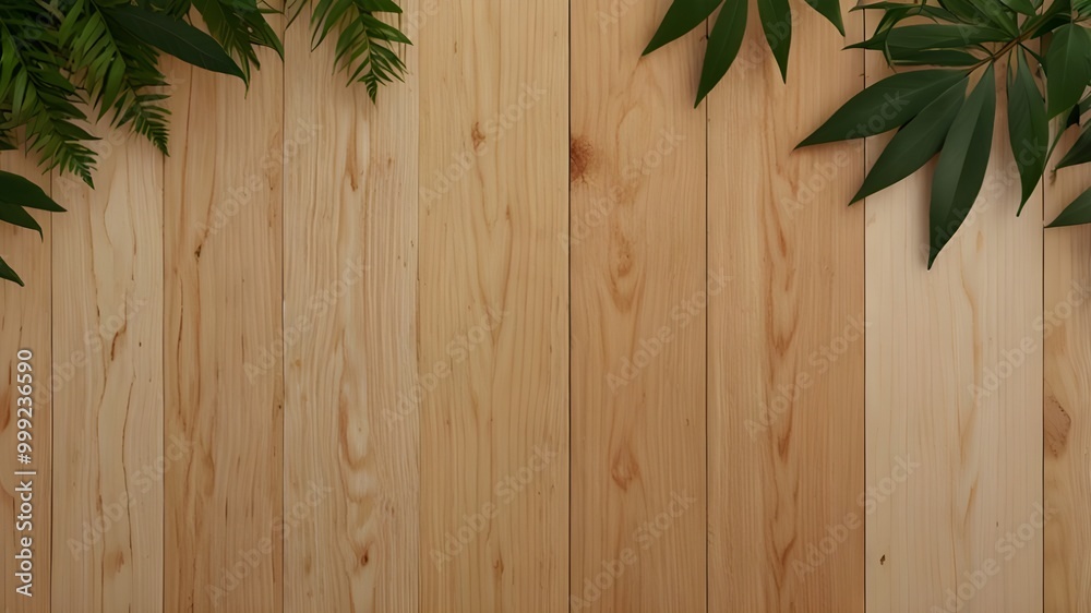 Top view of wood or plywood for backdrop, light wooden table with nature pattern and color, abstract background Generative AI Top view of wood or plywood for backdrop, light wooden table with nature pattern and color, abstract background Generative AI