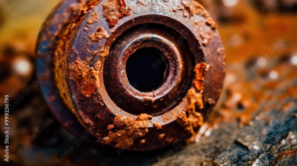 Close Up of a Rusty Metal Object Close Up of a Rusty Metal Object