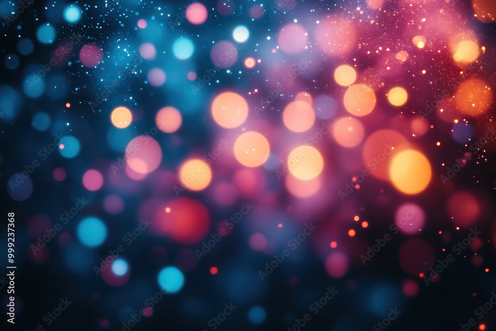 Vibrant Bokeh Lights In Multicolored Abstract Background Vibrant Bokeh Lights In Multicolored Abstract Background