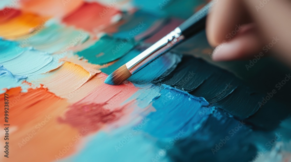 Color Palette Creation with Brush Techniques Color Palette Creation with Brush Techniques