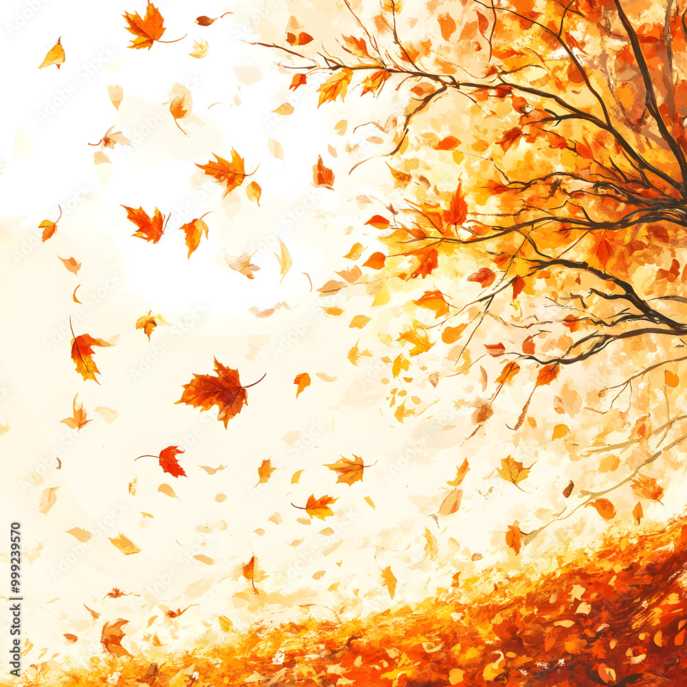 Autumn theme background image Autumn theme background image