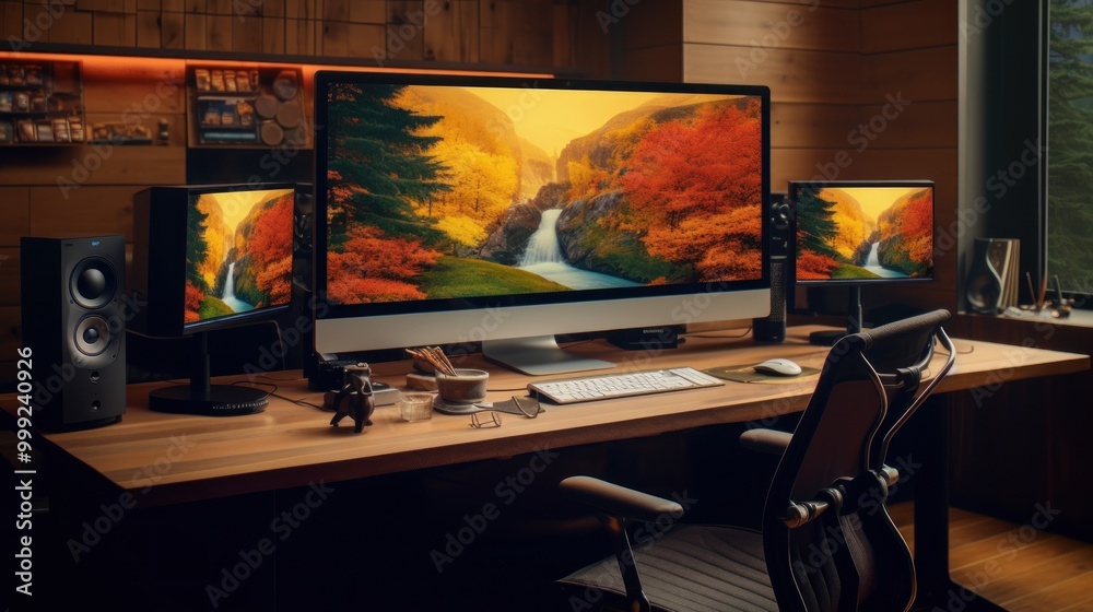 Autumnal Landscape Desktop Workspace Autumnal Landscape Desktop Workspace