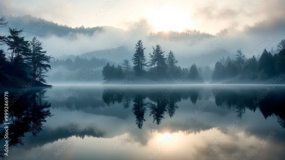 Lake in the morning