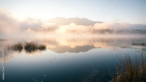 Lake in the morning