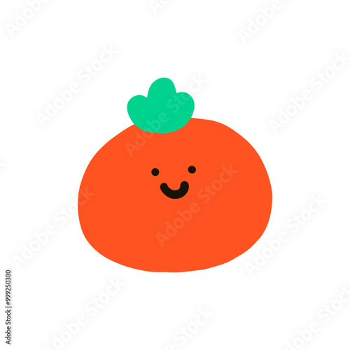 tomato icon cartoon vector illustration