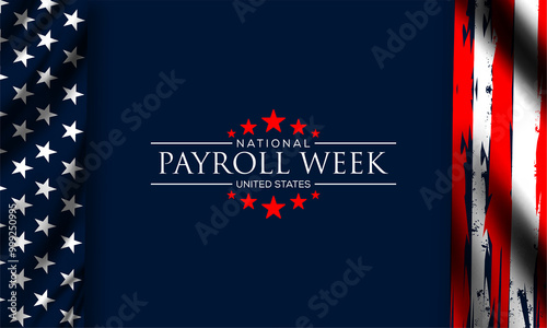 National payroll week is observed every year in September. Holiday concept. 