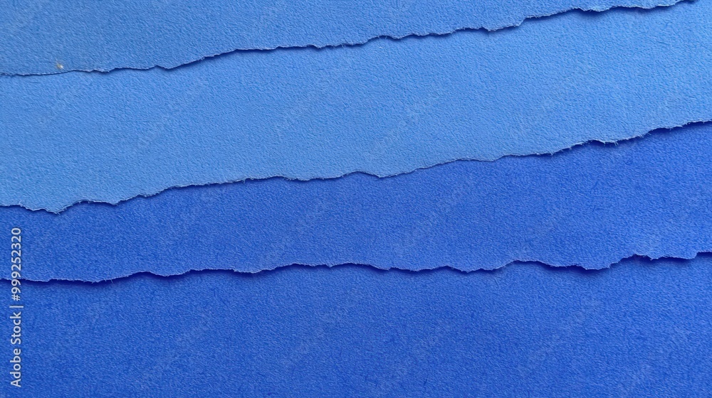 Textured Blue Paper Layers on a Background Textured Blue Paper Layers on a Background