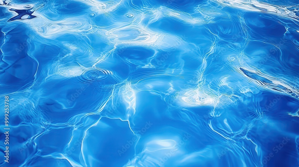 Calm Water Ripples in a Swimming Pool Calm Water Ripples in a Swimming Pool