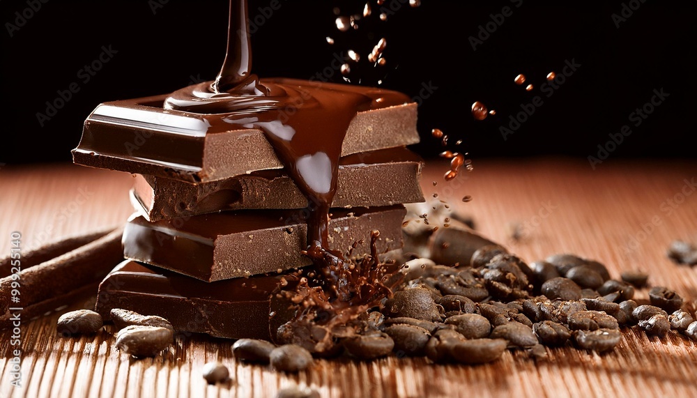 Obraz premium Unwrap the joy of chocolate bliss. 