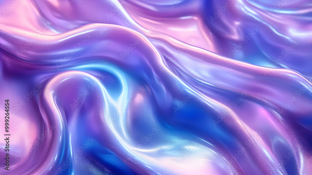 Abstract Iridescent Fabric Background with Purple and Blue Tones Abstract Iridescent Fabric Background with Purple and Blue Tones