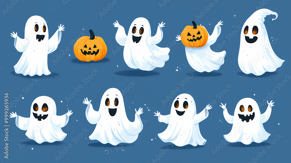 Halloween characters horror vector set design. Halloween character like grim reaper, ghost, pumpkin and Frankenstein. Halloween characters horror vector set design. Halloween character like grim reaper, ghost, pumpkin and Frankenstein.