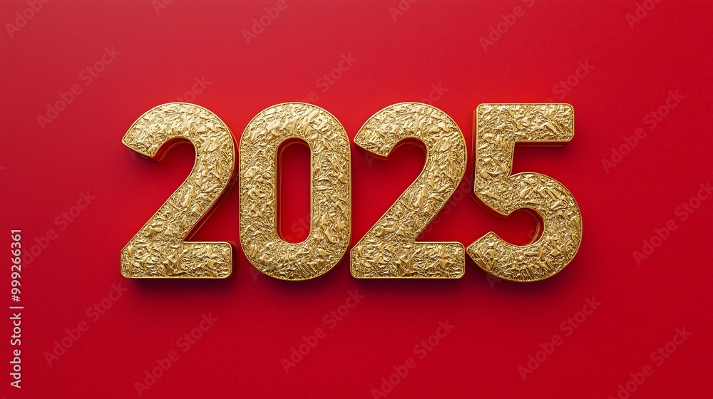 3D Font of text 2025 for new year 3D Font of text 2025 for new year