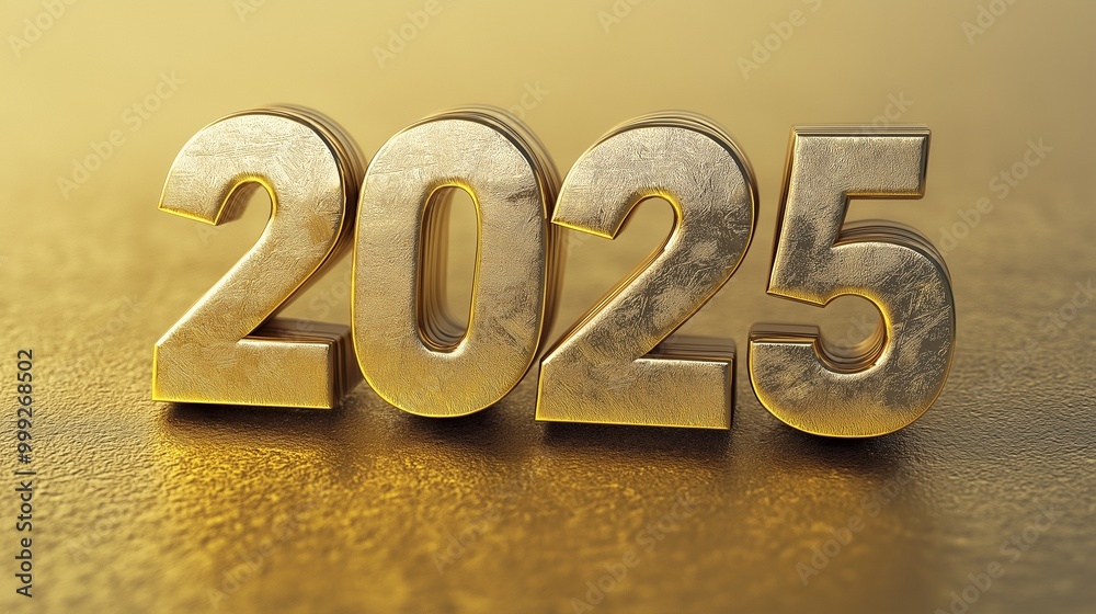 3D Font of text 2025 for new year 3D Font of text 2025 for new year