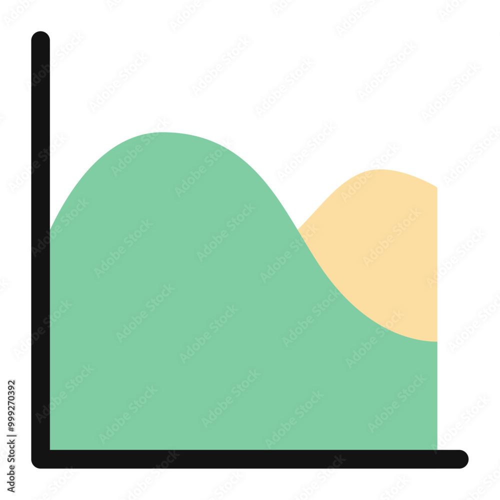 wave chart icon 