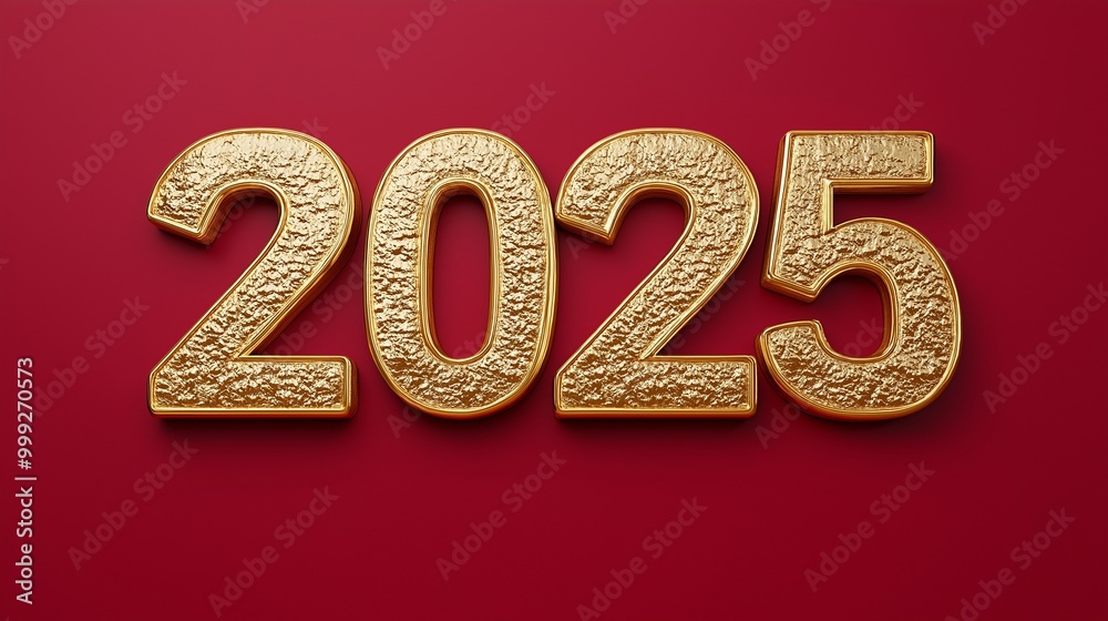 3D Font of text 2025 for new year 3D Font of text 2025 for new year