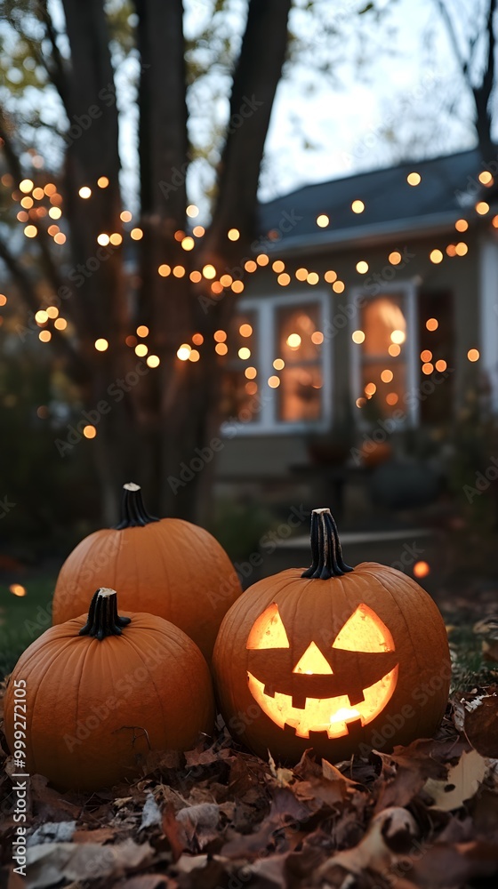 Cozy Halloween Nights: Jack-o-Lanterns and Fairy Lights Set the Magical Mood Cozy Halloween Nights: Jack-o-Lanterns and Fairy Lights Set the Magical Mood