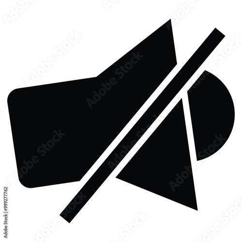 Deaf, music, mute icon