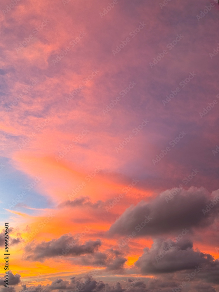 Sunset Sky With Dramatic Clouds Sunset Sky With Dramatic Clouds