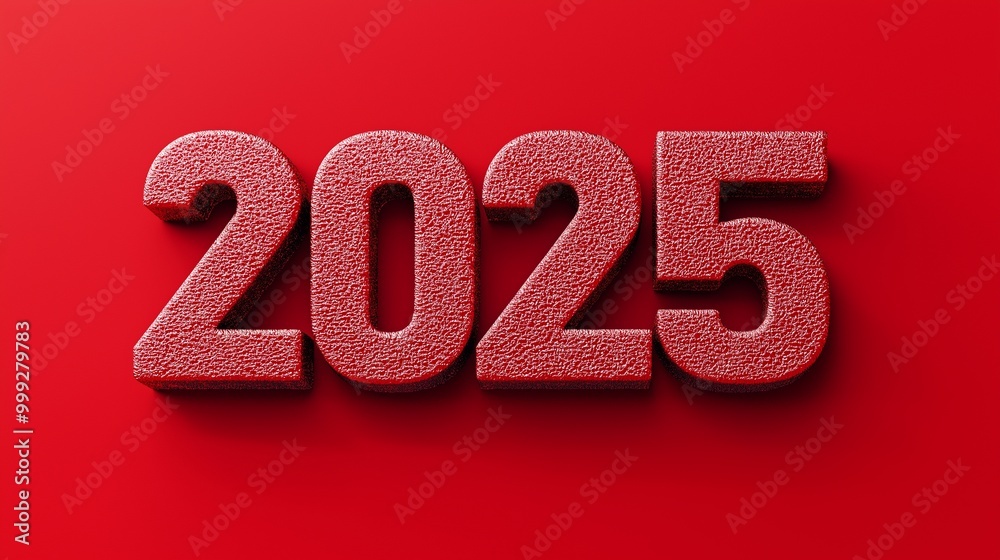 3D Font of text 2025 for new year 3D Font of text 2025 for new year