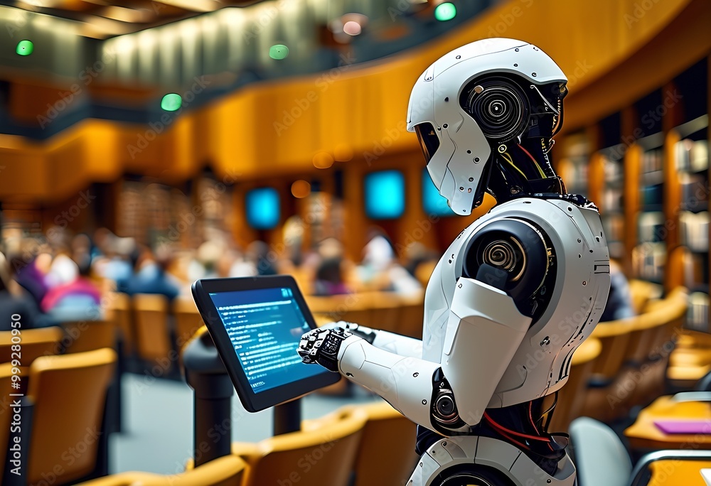 robot librarian robot librarian